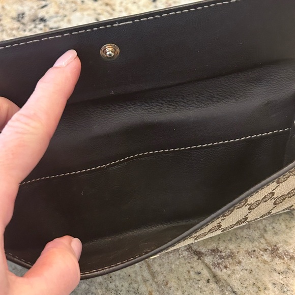 Gucci monogram canvas & leather wallet - Picture 7 of 10